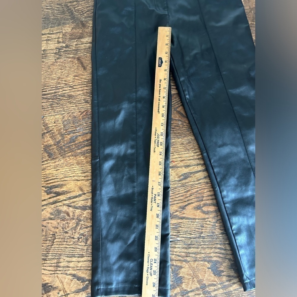 FORE Faux Leather Black Pants Size Large - Picture 7 of 8